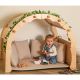 Toddler Play Pod With Conopy & Mat(Black, Lime Or Stone)