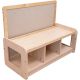 3 Bay Store With Felt Drywipe Display Board 