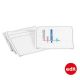 Plastic Dry Erase Boards - Centimetres Grid and Blank-(11ENC04369)