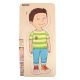Multilayer Puzzles--Your Bodies - Little Boy(28 pieces)-(11ENC14107)