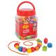 Jar of Lacing Beads-(11ENC14266)