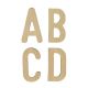 Upper Case Wooden Letters Pk 26