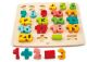 Hape Chunky Number Educational Wooden Puzzle - 24pcs 