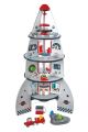 Hape Wooden Four-Stage Rocket Ship - 20pcs