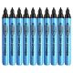 Show-me Classbox of 100 Fine Tip Slim Barrel Drywipe Markers in Black