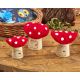 Felt Mushrooms Dwellings (3Pk)
