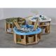 Trio Of Cascading Indoor Tuff Spot Stands