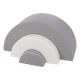 Soft Play Grey Rainbow Blocks