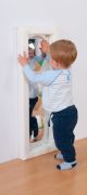 3 Bubble Sensory White Framed Mirror