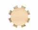 Large Circular Table 1200mm Diameter + 8 Beech Stacking Chairs H210mm