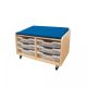 Black Jolly Back Storage Posture Bench