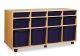 Beech 12 Combination Tray Horizontal Unit Dark Blue Trays
