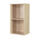 10 File Box File Storage Unit, Doors, Tall, Maple