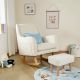 Ida Nursing Chair with Stool Boucle