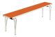 Contour Stacking Bench 381mm Height x 1520mm Length Orange