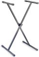Stagg KXS-A2 single braced keyboard stand-(EHH-KXS-A2BK)