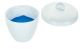 Crucible 15ml., Porcelain with lid, Tall-EIS-CH0074B