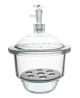 Desicator Vacuum 15cm, borosilicate glass with porcelain plate-EIS-CH0363A