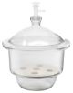 Desicator Vacuum 20cm, borosilicate glass with porcelain plate-EIS-CH0363B