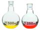 Flask Boiling with joint, flat bottom, short neck, interchangeable joint 1000ml, socket size 34/35, borosilicate glass-EIS-CH0412L01