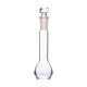 Flasks Volumetric with Hollow Stopper Class - A, cap. 10ml, Hex. Hollow Stopper, borosilicate glass, Blue Printing-EIS-CH0439B