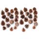 Natural Materials Pine Cones Set