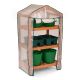 Wooden Greenhouse with Storage Set