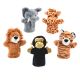 Puppets Wild Animals Hand Puppet Set