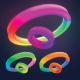 LED Colour Changing Ceiling Ring : Large - 100cm (includes UK and EU adapter)