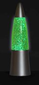 Shake and Shine Glitter Lamps Silver (battery operated - included)