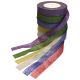 Glitter Ribbon Spools Assorted Colours - 6 Pack