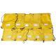 Drawstring PE Bags Yellow - 10 Pack