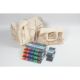 Creative Drawstring and Tote Bag Set with Markers