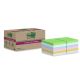 Post-it® Super Sticky 100% Recycled Notes 47.6 x 47.6mm - 12 Pack