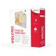 VELCRO® Stick On Tape Hook Only White - 10m Roll