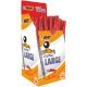 BIC® Cristal Large Red Pen - 50 Pack