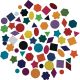 Plain Felt Shapes - 250 Pack