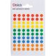 8mm Self Adhesive Circles Assorted Colours - 350 Pack