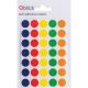 13mm Self Adhesive Circles Assorted Colours - 140 Pack