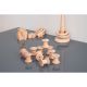 tickit Natural Wooden Spools - Pack of 10