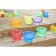 tickit Translucent Colour Bucket Set - 6 Pack