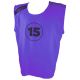 Albion Youth Numbered Football Training Bibs, Purple – Pack of 15