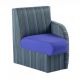 Modular Seating - Concave Segment with Left Arm