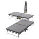 Series 2000 Mobile Folding Stage, Dual Single Height - 1220mm - Hexa Phenolic Plywood