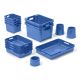 Storage Set - Mid Level Plastic Storage Set with Pots (Blue)