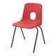 Hille Series E Shell Chair Seat height 380mm Red - (ETT-FU1179RE)