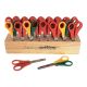 Wooden Scissor Rack and Scissors - (ETT-014923)
