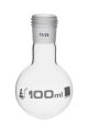 Flask Boiling -Screw Thread, Round Bottom 100 ml Socket 19/26-EIS-CH01002D