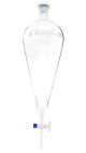 Funnel Separating - Squibb, cap. 2000ml, socket size 29/32, borosilicate glass, with interchangeable plastic stopper and glass stopcock, Un-Gradauted-EIS-CH0476E