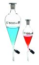 Funnel Separating - Squibb, cap. 1000ml, socket size 29/32, borosilicate glass, with interchangeable plastic stopper and Rotaflow stopcock, Un-Gradauted-EIS-CH0478E